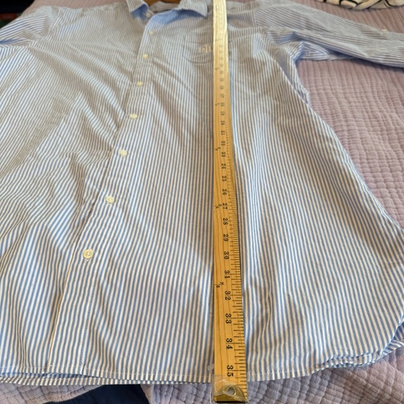 Lauren Ralph Lauren striped cotton poplin sleep shirt, Size 2X, 100% Cotton - Picture 16 of 16